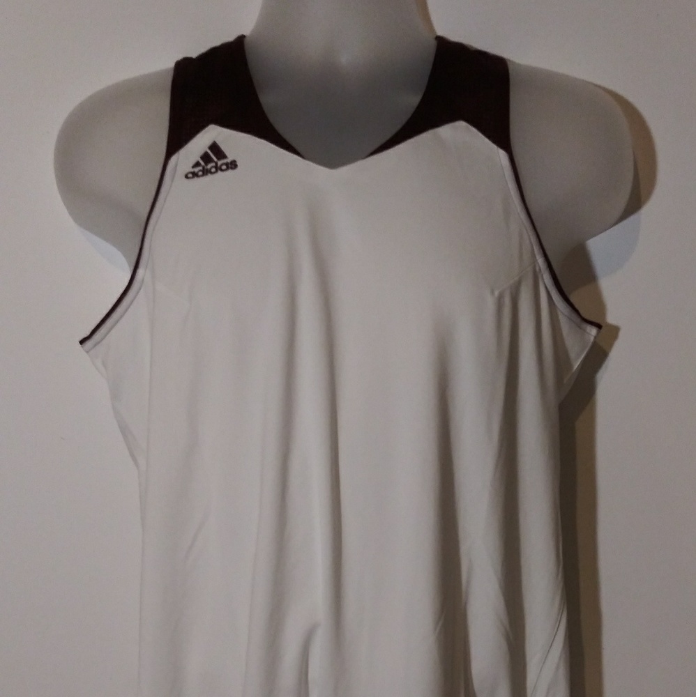 Adidas Maroon White Jersey Size M